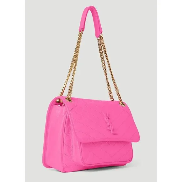 SAINT LAURENT Niki Shoulder Bag in Pink - Picture 4 of 7
